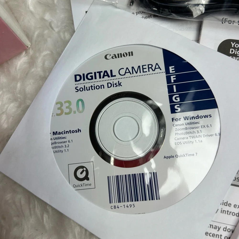 CANON POWER SHOT A580 / BOX DISK AND ALL PAPERWORK